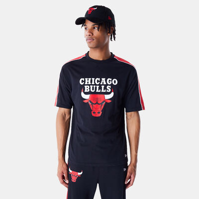 New Era Men's NBA Chicago Bulls Panel T-Shirt Black