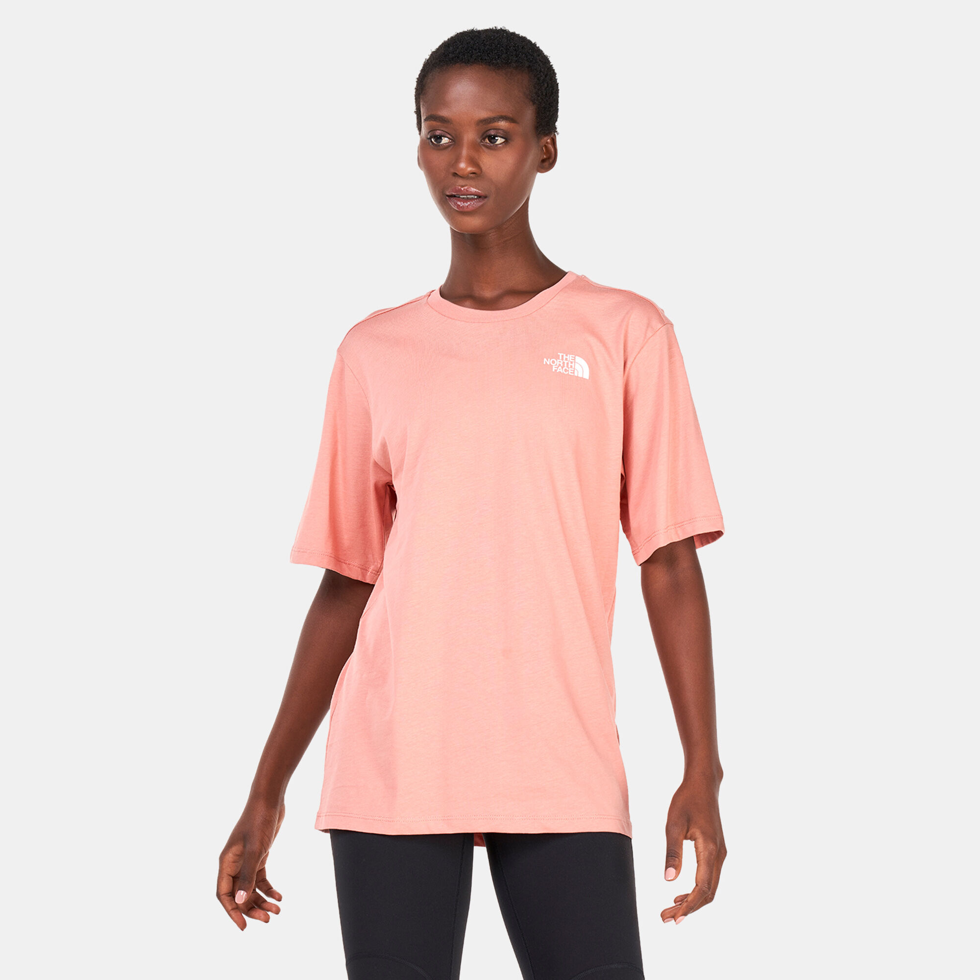 Women s Simple Dome T Shirt Pink The North Face in Qatar SSS