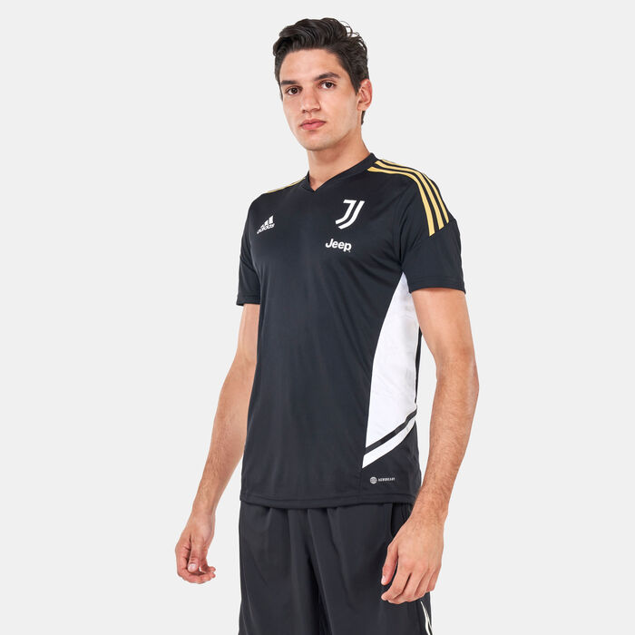adidas Men's Juventus Condivo 22 Training Jersey Black adidas Men's Juventus Condivo 22 Training Jersey Black image number 0