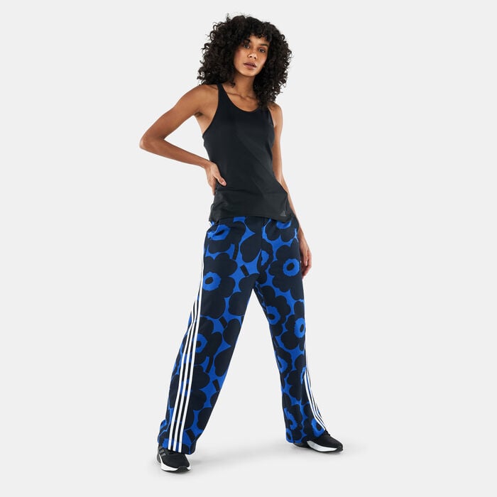 adidas Women's Sportswear Marimekko Fleece Pants Blue adidas Women's Sportswear Marimekko Fleece Pants Blue image number 2