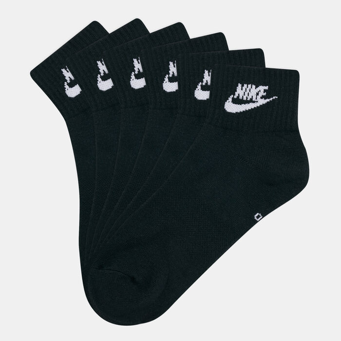 Nike Sportswear Everyday Essential Ankle Socks (3 Pack) Black Nike Sportswear Everyday Essential Ankle Socks (3 Pack) Black image number 0