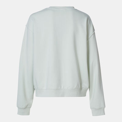 New Balance Women's Sport Essentials French Terry Sweatshirt Green