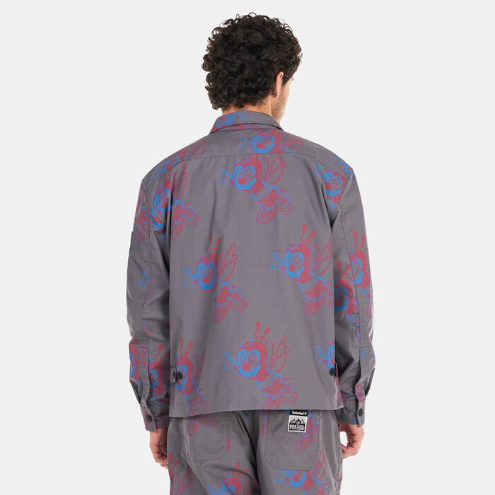 Timberland Men's x Bee Line Printed Jacket Grey Timberland Men's x Bee Line Printed Jacket Grey image number 1