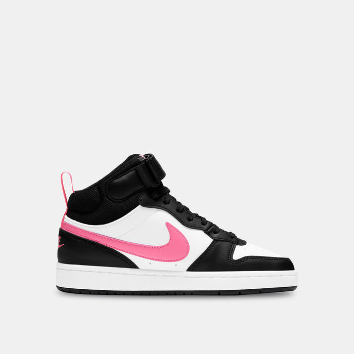 Nike Kids' Court Borough Mid 2 Shoes White Nike Kids' Court Borough Mid 2 Shoes White image number 2