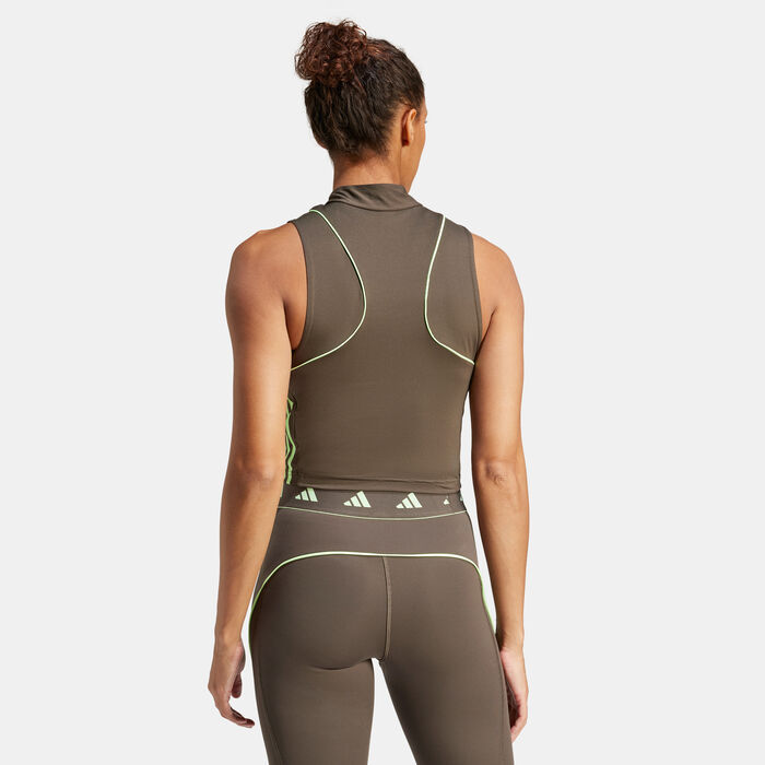 adidas Women's Hyperglam Training Tank Top Green adidas Women's Hyperglam Training Tank Top Green image number 1