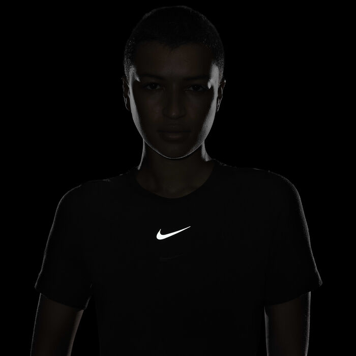 Nike Women's Swift Wool Dri-FIT Running Top Black image number 4