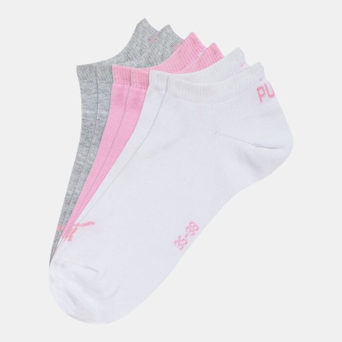 PUMA Sneaker Socks (3 Pack) Pink PUMA Sneaker Socks (3 Pack) Pink image number 0