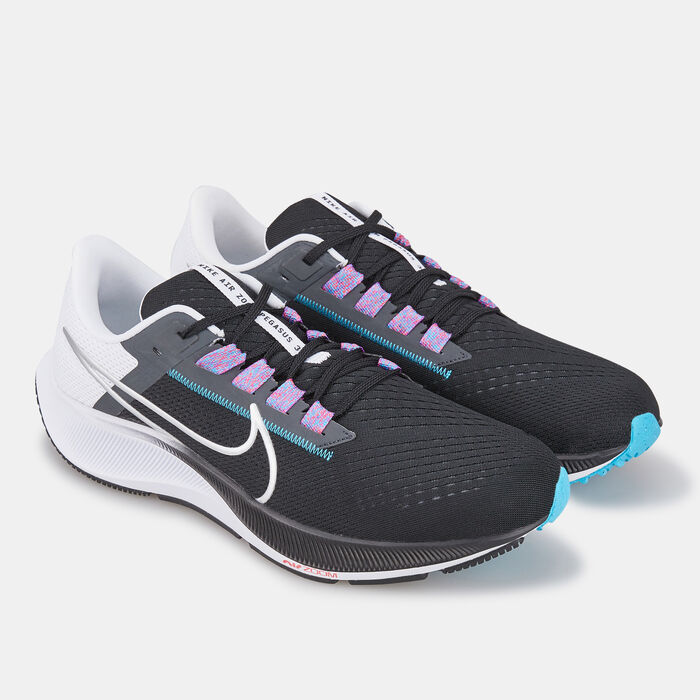 Nike Men's Air Zoom Pegasus 38 Running Shoe Black Nike Men's Air Zoom Pegasus 38 Running Shoe Black image number 1