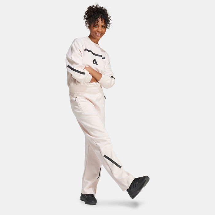 adidas Women's Z.N.E. Sweatshirt Pink image number 2