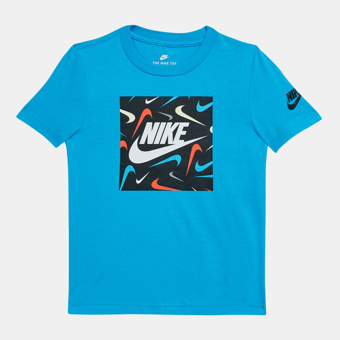 Nike Kids' Swooshfetti Box T-Shirt (Baby and Toddler) Blue image number 0