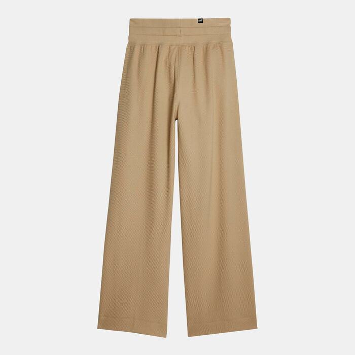 PUMA Women's HER Straight Pants Brown PUMA Women's HER Straight Pants Brown image number 1