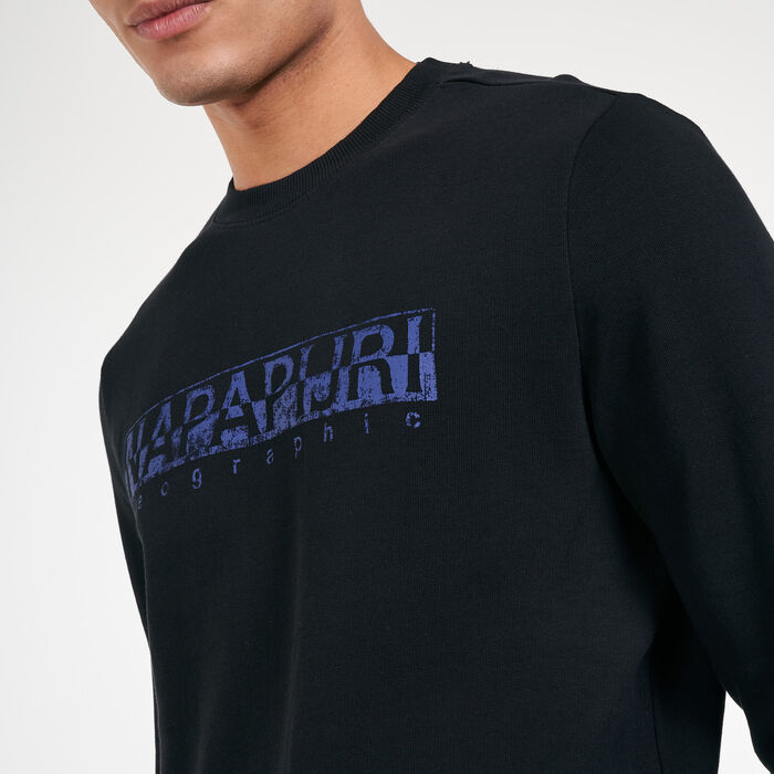 Napapijri Men's Bolanos Sweatshirt Black Napapijri Men's Bolanos Sweatshirt Black image number 3