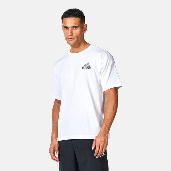adidas Dubai Graphic T-Shirt White adidas Dubai Graphic T-Shirt White image number 0