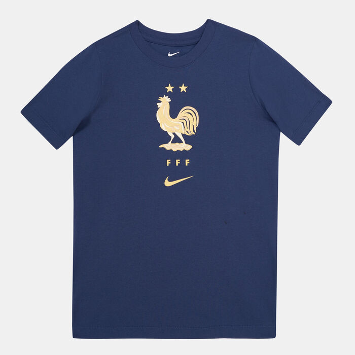 Nike Kids' France Crest Football T-Shirt (Older Kids) Blue Nike Kids' France Crest Football T-Shirt (Older Kids) Blue image number 0