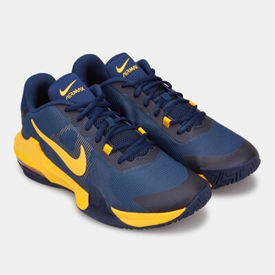Nike Men's Air Max Impact 4 Basketball Shoe Blue Nike Men's Air Max Impact 4 Basketball Shoe Blue
