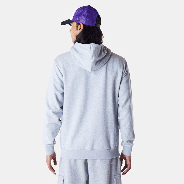 New Era Men's NBA Los Angeles Lakers Script Hoodie Grey New Era Men's NBA Los Angeles Lakers Script Hoodie Grey image number 1