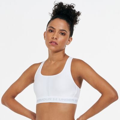 Under Armour Women's Armour Medium-Support Training Sports Bra White Under Armour Women's Armour Medium-Support Training Sports Bra White