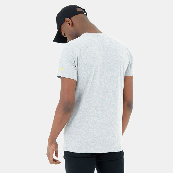 New Era Men's NBA Golden State Warriors T-Shirt Grey New Era Men's NBA Golden State Warriors T-Shirt Grey image number 1