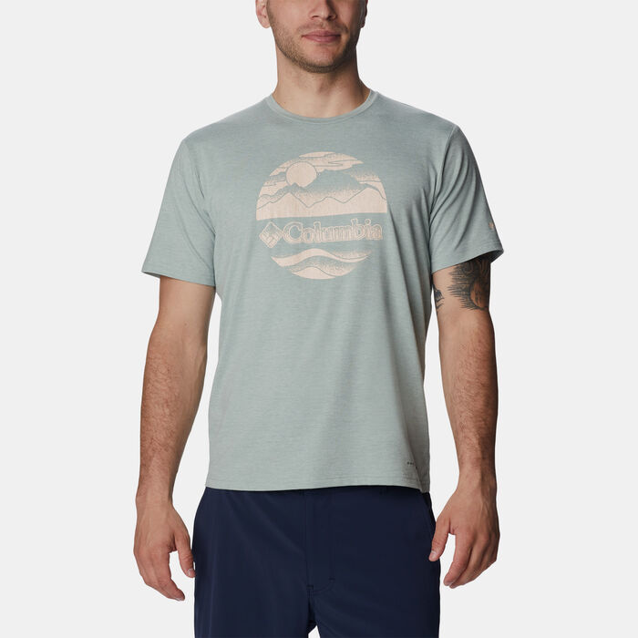 Columbia Men's Sun Trek™ Short Sleeve Graphic T-Shirt Green Columbia Men's Sun Trek™ Short Sleeve Graphic T-Shirt Green image number 0