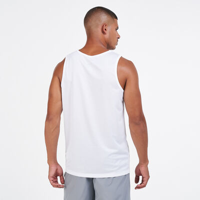 Nike Men's Legend Camo Swoosh Tank Top White