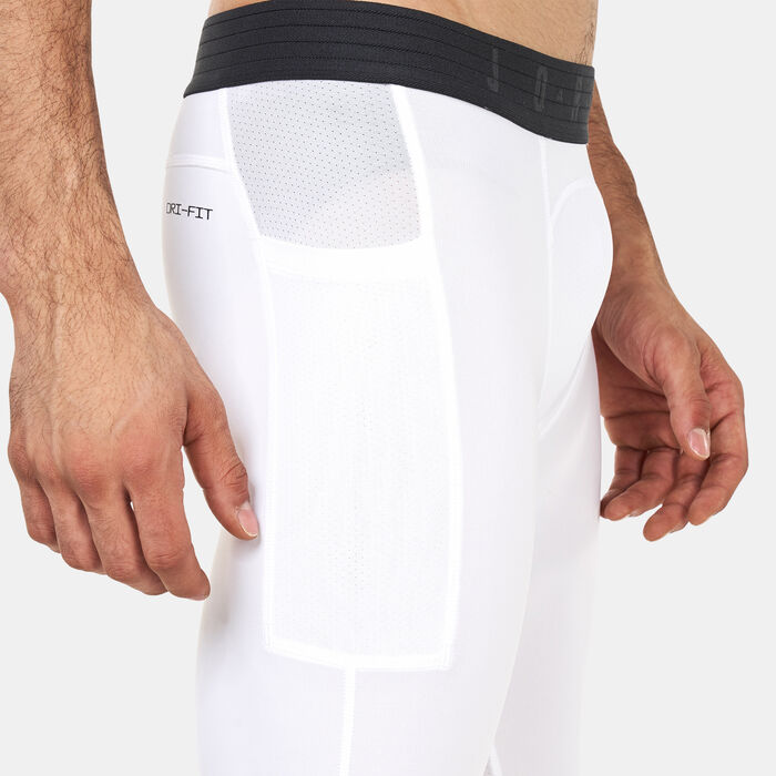 Jordan Men's Sport Dri-FIT 3/4 Tights White Jordan Men's Sport Dri-FIT 3/4 Tights White image number 3