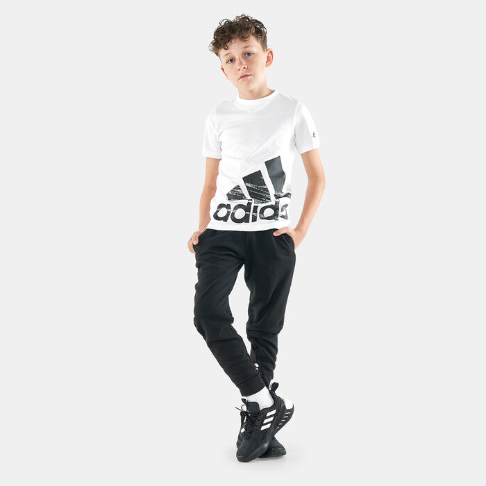 adidas Kids' Logo Pants Black image number 2