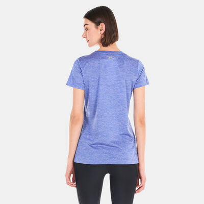 Under Armour Women's UA Tech™ Twist Training T-Shirt Blue