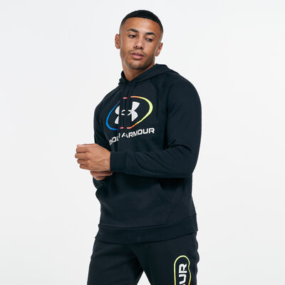 Under Armour Men's Rival Fleece Lockertag Hoodie Black