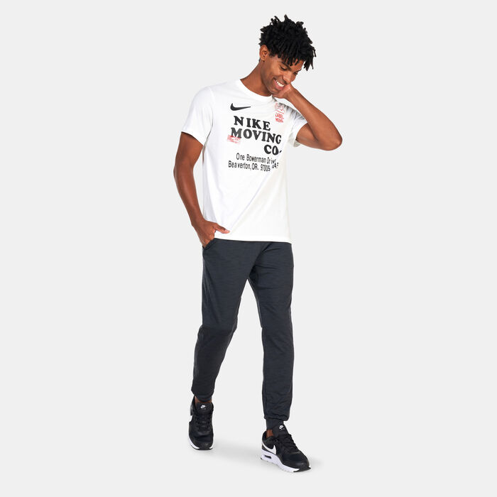 Nike Men's Dri-FIT T-Shirt White Nike Men's Dri-FIT T-Shirt White image number 2