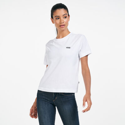 Vans Women's V Boxy T-Shirt White