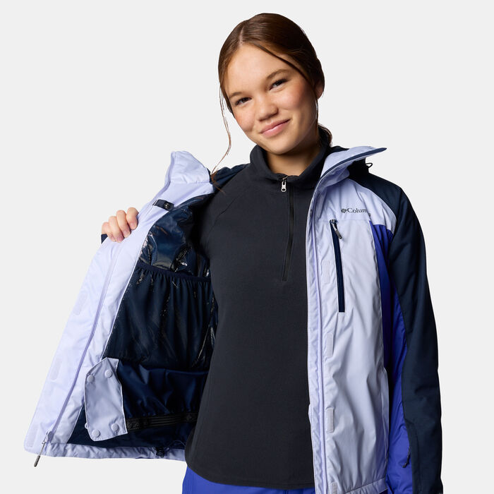 Columbia Women's Snowy Summit Insulated Hiking Jacket Blue image number 3