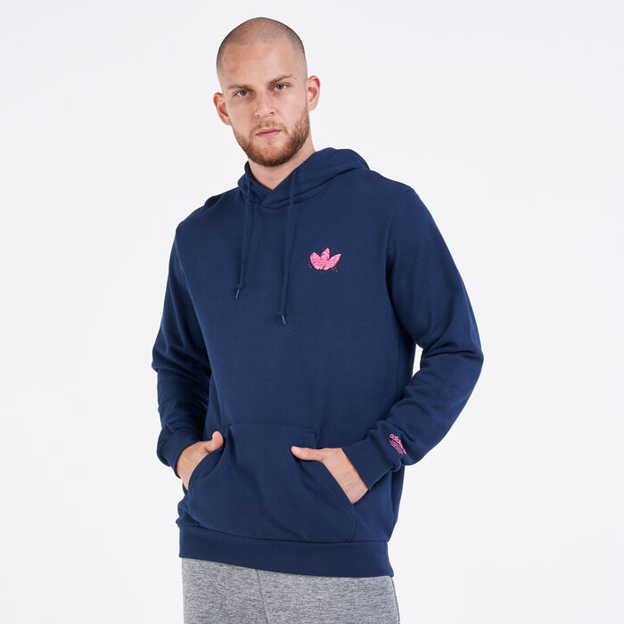 adidas Men's Funny Dino Hoodie Blue image number 0