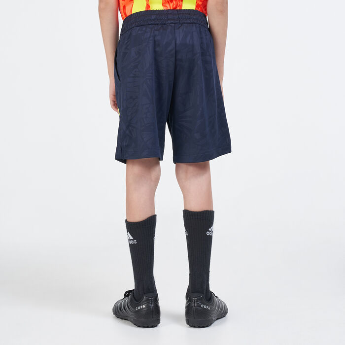 adidas Kids' Messi Football-Inspired Shorts Blue adidas Kids' Messi Football-Inspired Shorts Blue image number 1