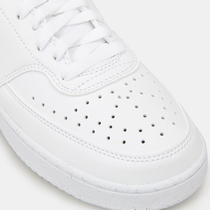 Nike Women's Court Vision Low Next Nature Shoes White Nike Women's Court Vision Low Next Nature Shoes White image number 4