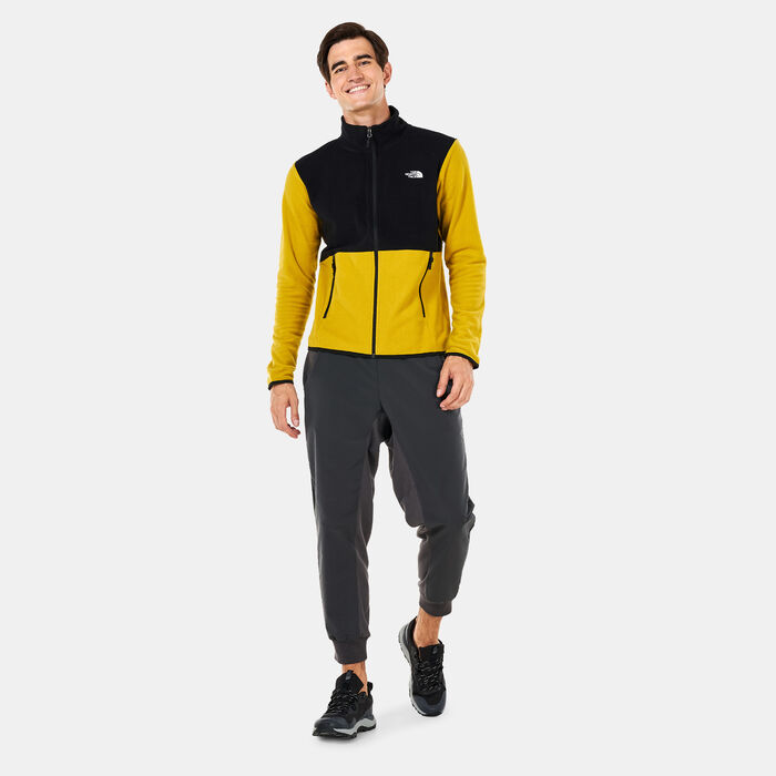 The North Face Men's TKA Glacier Full-Zip Jacket yellow The North Face Men's TKA Glacier Full-Zip Jacket yellow image number 2