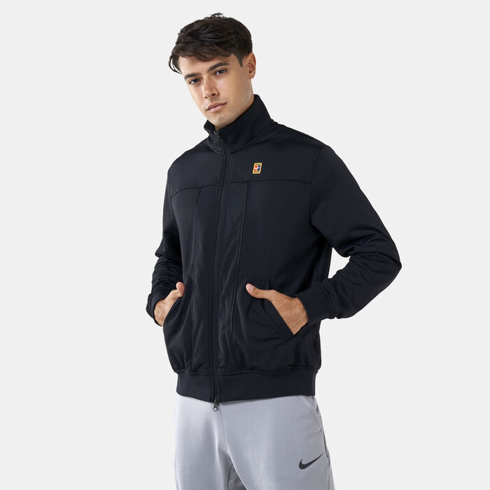 Nike Men's Court Tennis Jacket Black Nike Men's Court Tennis Jacket Black image number 0
