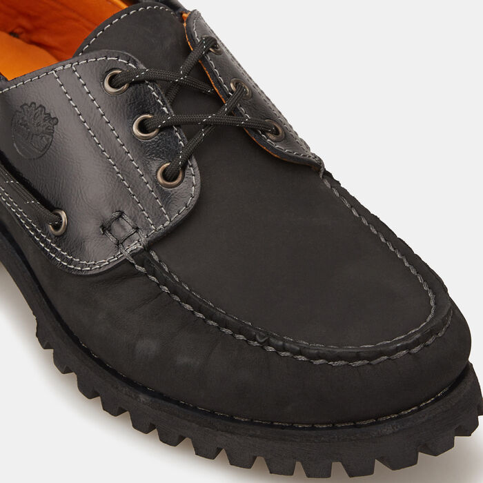 Timberland Men's Authentic 3-Eye Classic Shoe Black Timberland Men's Authentic 3-Eye Classic Shoe Black image number 4