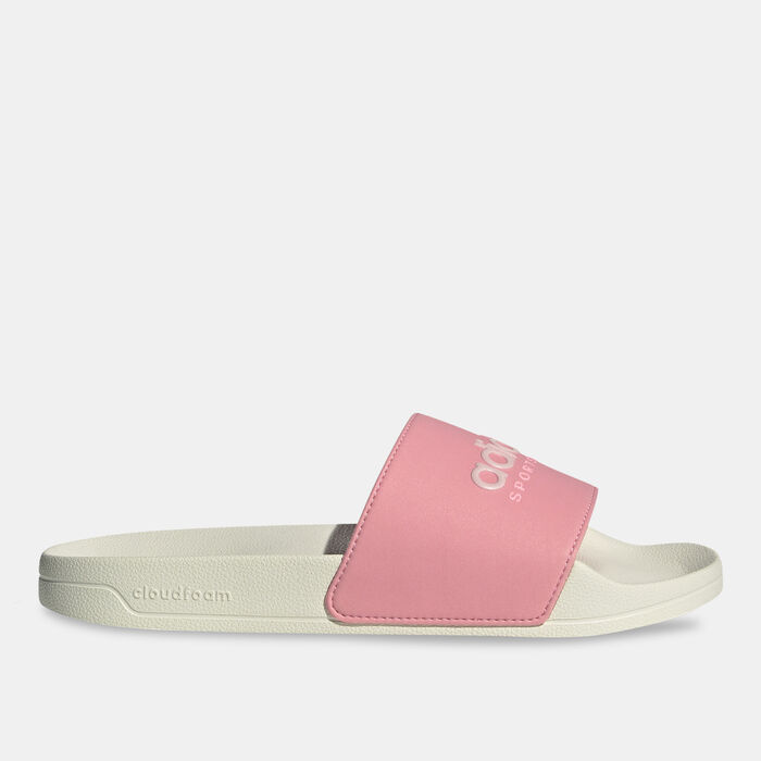 adidas Men's Adilette Shower Slides Beige adidas Men's Adilette Shower Slides Beige image number 1