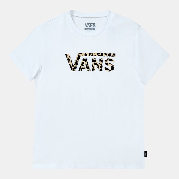 Vans Kids' Flying V Crew T-Shirt White Vans Kids' Flying V Crew T-Shirt White image number 0