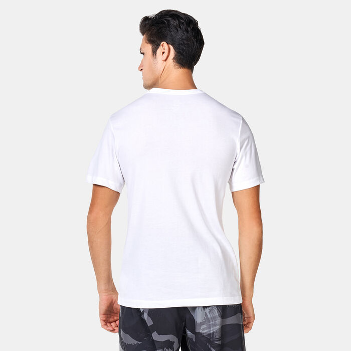 Nike Men's Dri-FIT Fitness T-Shirt White Nike Men's Dri-FIT Fitness T-Shirt White image number 1