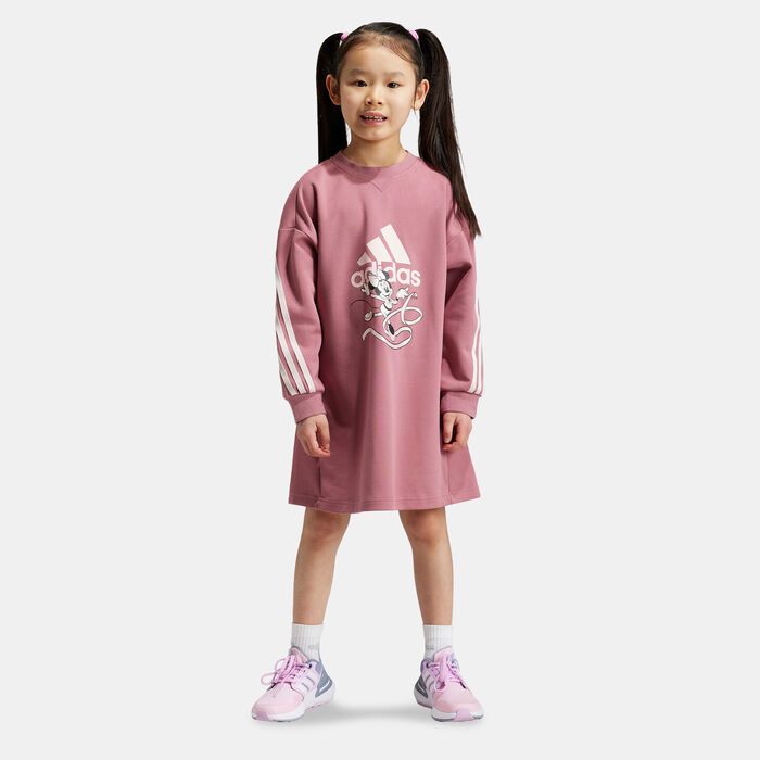 adidas Kids' Disney Minnie and Daisy Dress (Young Kids) Pink adidas Kids' Disney Minnie and Daisy Dress (Young Kids) Pink image number 0