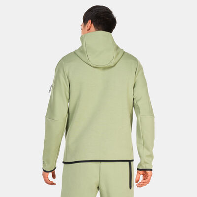 Nike Men's Tech Fleece Pullover Hoodie Green