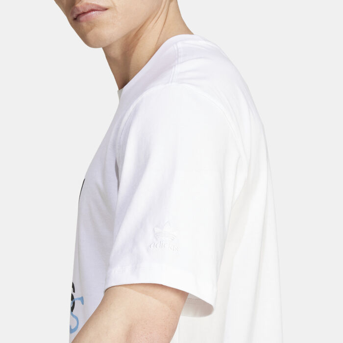 adidas Originals Men's Training Supply Street 1 T-Shirt White image number 3