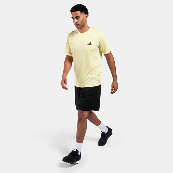 adidas Men's Train Essentials Comfort Training T-Shirt yellow image number 2
