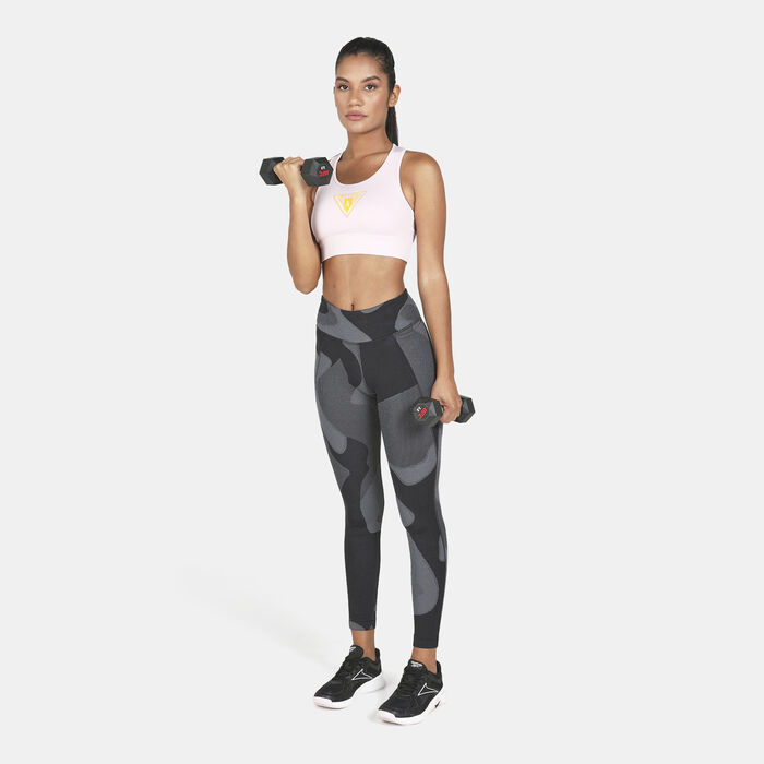 Reebok Women's Meet You There Sports Bra Pink Reebok Women's Meet You There Sports Bra Pink image number 2
