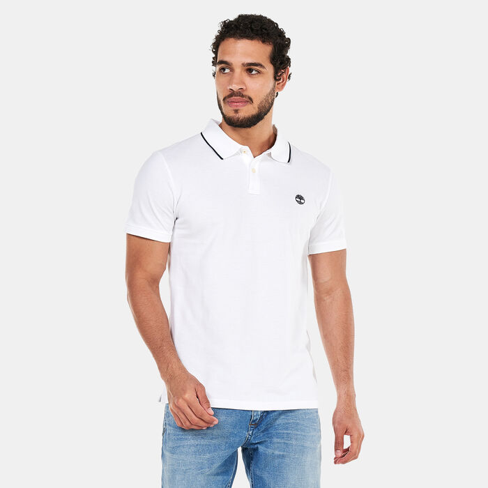 Timberland Men's Millers River Polo Shirt White Timberland Men's Millers River Polo Shirt White image number 0
