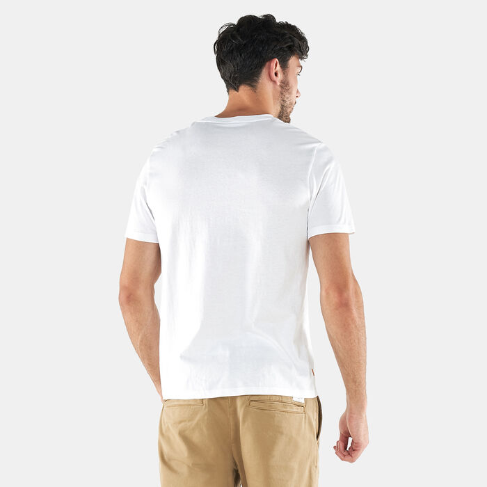 Timberland Men's Camo Tree Logo T-Shirt White Timberland Men's Camo Tree Logo T-Shirt White image number 1