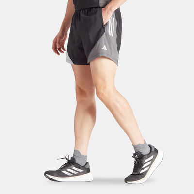 adidas Men's Own the Run Colorblock Running Shorts Black