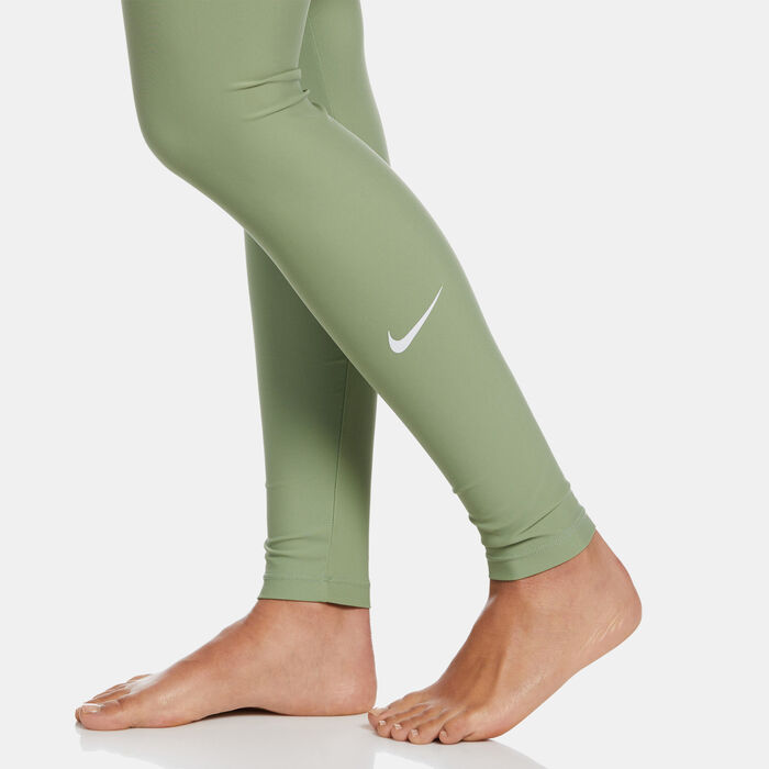 Nike Swim Women's Slim Fit Swimming Leggings Green Nike Swim Women's Slim Fit Swimming Leggings Green image number 3