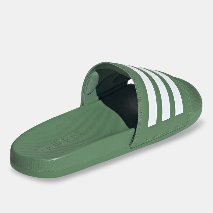 adidas Adilette Comfort Slides Green adidas Adilette Comfort Slides Green image number 2